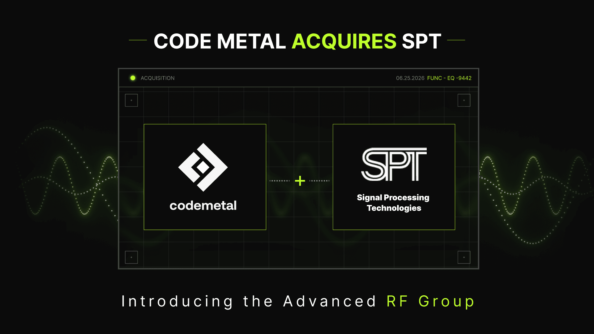 Code Metal acquires Signal Processing Technologies (SPT)
